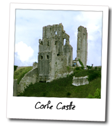 The picturesque village of Corfe, just a couple of miles away from Studland Summer Camp